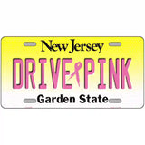 Drive Pink New Jersey Novelty Metal License Plate 24" x 12" (LLP)