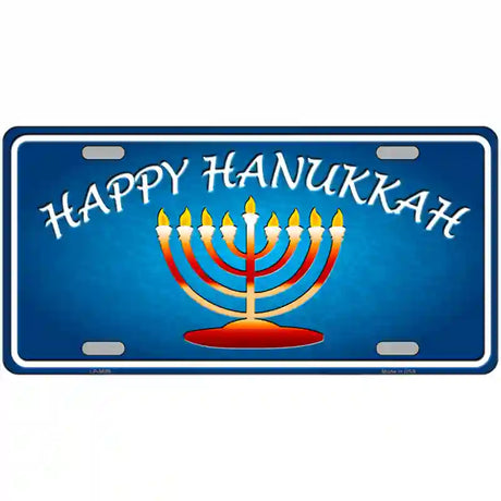 Hanukkah Novelty Metal License Plate 24" x 12" (LLP)