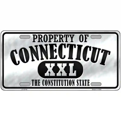 Property Of Connecticut Novelty Metal License Plate 24" x 12" (LLP)