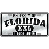 Property Of Florida Novelty Metal License Plate 24" x 12" (LLP)