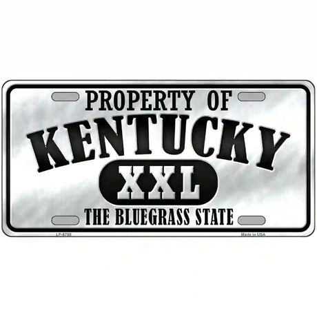 Property Of Kentucky Novelty Metal License Plate 24" x 12" (LLP)