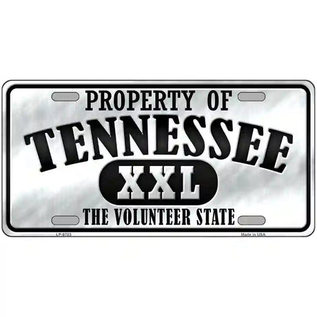 Property Of Tennessee Novelty Metal License Plate 24" x 12" (LLP)