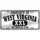 Property Of West Virginia Novelty Metal License Plate 24" x 12" (LLP)