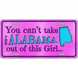 Alabama Girl Novelty Metal License Plate 24" x 12" (LLP)