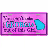 Georgia Girl Novelty Metal License Plate 24" x 12" (LLP)