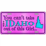 Idaho Girl Novelty Metal License Plate 24" x 12" (LLP)