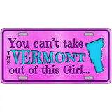 Vermont Girl Novelty Metal License Plate 24" x 12" (LLP)