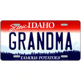 Grandma Idaho Metal Novelty License Plate 24" x 12" (LLP)