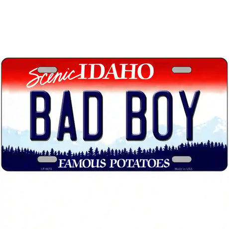 Bad Boy Idaho Metal Novelty License Plate 24" x 12" (LLP)