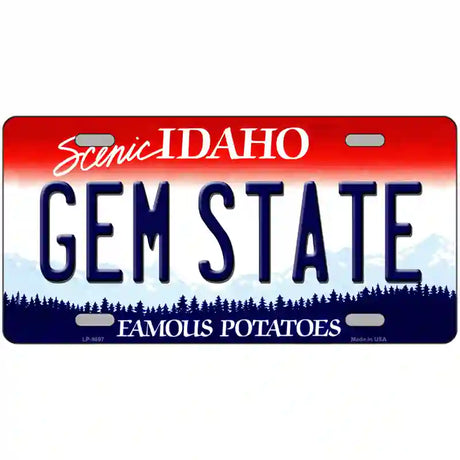 Gem State Idaho Metal Novelty License Plate 24" x 12" (LLP)