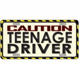 Caution Teenage Driver Metal Novelty License Plate 24" x 12" (LLP)