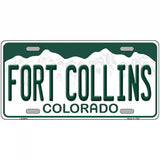 Fort Collins Colorado Metal Novelty License Plate 24" x 12" (LLP)