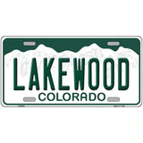 Lakewood Colorado Metal Novelty License Plate 24" x 12" (LLP)