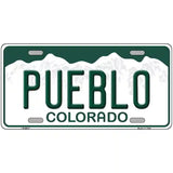 Pueblo Colorado Metal Novelty License Plate 24" x 12" (LLP)