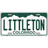 Littleton Colorado Metal Novelty License Plate 24" x 12" (LLP)