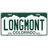 Longmont Colorado Metal Novelty License Plate 24" x 12" (LLP)