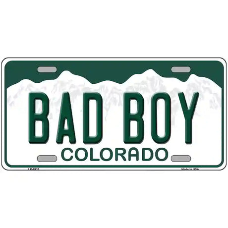 Bad Boy Colorado Metal Novelty License Plate 24" x 12" (LLP)