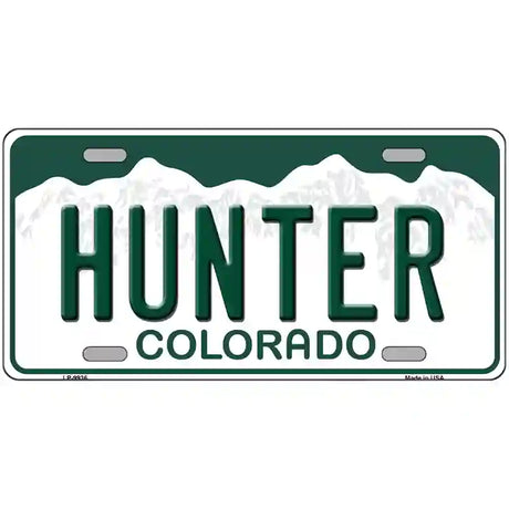 Hunter Colorado Metal Novelty License Plate 24" x 12" (LLP)