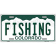 Fishing Colorado Metal Novelty License Plate 24" x 12" (LLP)