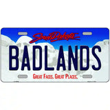 Badlands South Dakota Metal Novelty License Plate 24" x 12" (LLP)