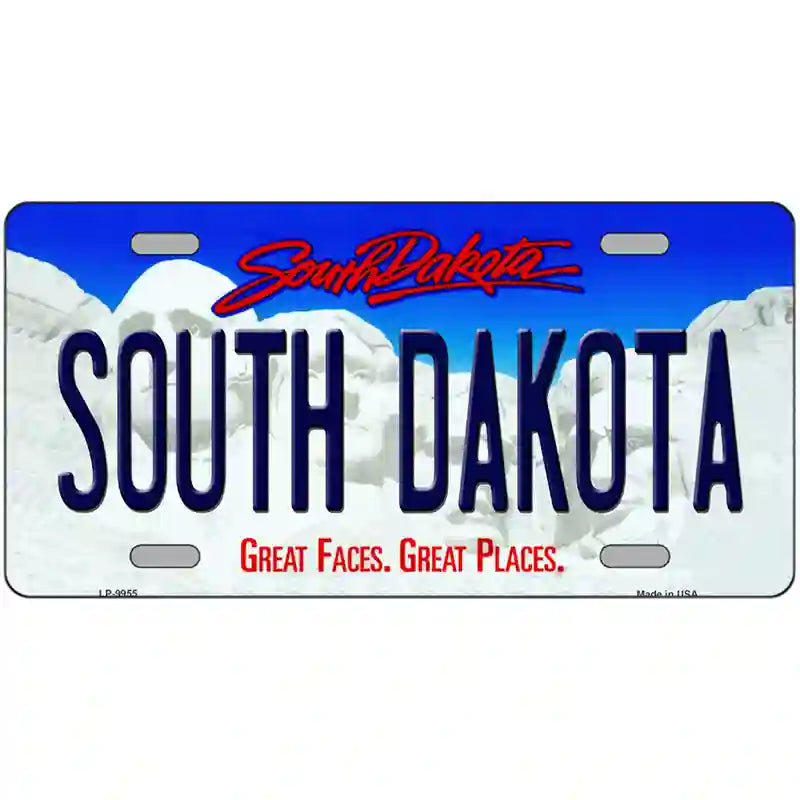 South Dakota Metal Novelty License Plate 24" x 12" (LLP)