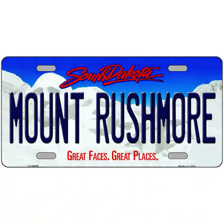 Mount Rushmore South Dakota Metal Novelty License Plate 24" x 12" (LLP)