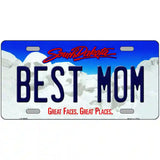 Best Mom South Dakota Metal Novelty License Plate 24" x 12" (LLP)