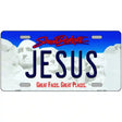 Jesus South Dakota Metal Novelty License Plate 24" x 12" (LLP)