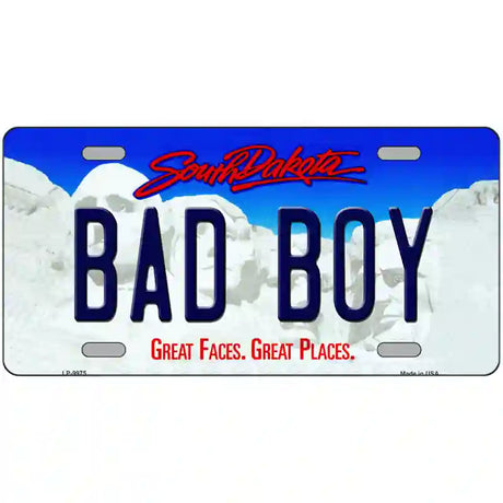 Bad Boy South Dakota Metal Novelty License Plate 24" x 12" (LLP)