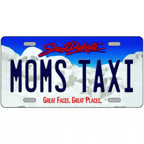 Moms Taxi South Dakota Metal Novelty License Plate 24" x 12" (LLP)