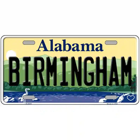 Birmingham Alabama Metal Novelty License Plate 24" x 12" (LLP)