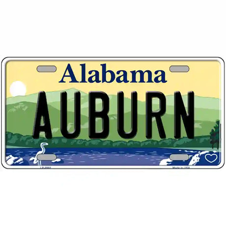 Auburn Alabama Metal Novelty License Plate 24" x 12" (LLP)