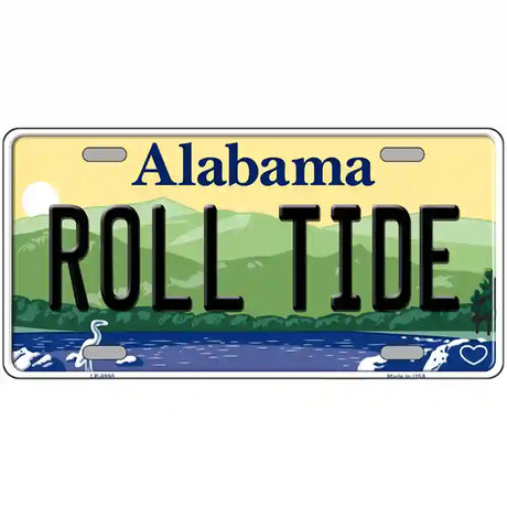 Roll Tide Alabama Metal Novelty License Plate 24" x 12" (LLP)