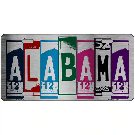 Alabama License Plate Art Metal Novelty License Plate 24" x 12" (LLPC)