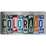 Colorado License Plate Art Metal Novelty License Plate 24" x 12" (LLPC)