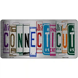 Connecticut License Plate Art Metal Novelty License Plate 24" x 12" (LLPC)