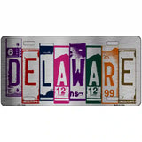 Delaware License Plate Art Metal Novelty License Plate 24" x 12" (LLPC)