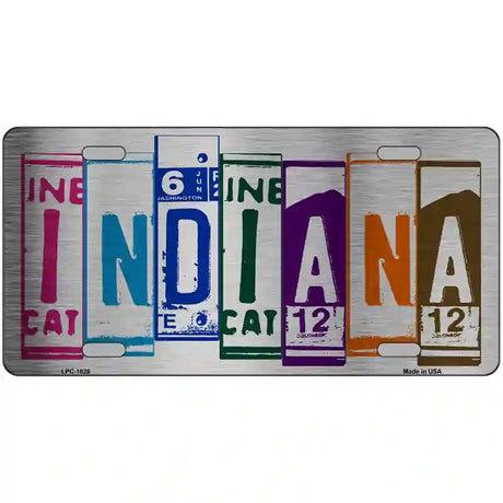 Indiana License Plate Art Metal Novelty License Plate 24" x 12" (LLPC)