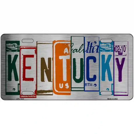 Kentucky License Plate Art Metal Novelty License Plate 24" x 12" (LLPC)