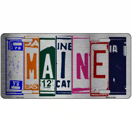 Maine License Plate Art Metal Novelty License Plate 24" x 12" (LLPC)