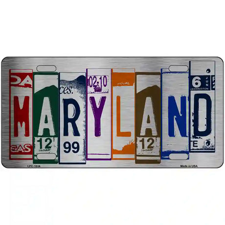 Maryland License Plate Art Metal Novelty License Plate 24" x 12" (LLPC)