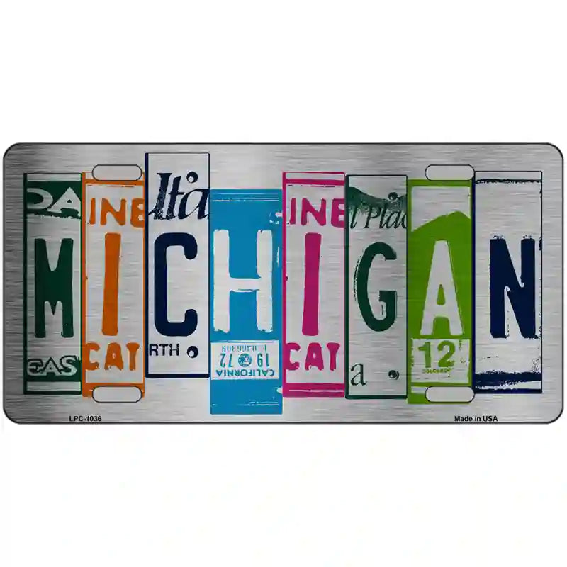 Michigan License Plate Art Metal Novelty License Plate 24" x 12" (LLPC)