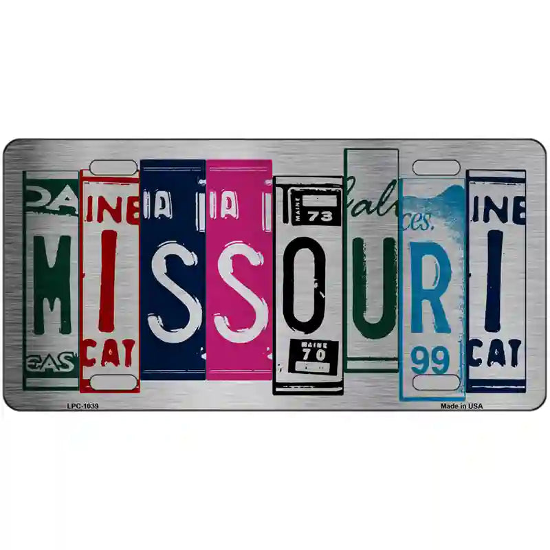 Missouri License Plate Art Metal Novelty License Plate 24" x 12" (LLPC)