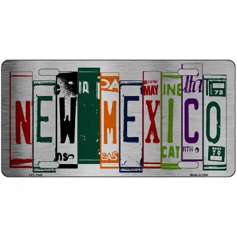 New Mexico License Plate Art Metal Novelty License Plate 24" x 12" (LLPC)