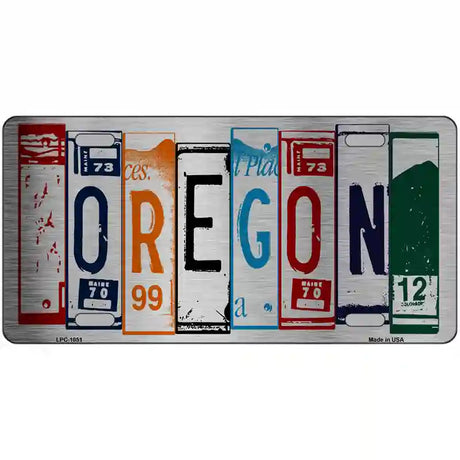 Oregon License Plate Art Metal Novelty License Plate 24" x 12" (LLPC)