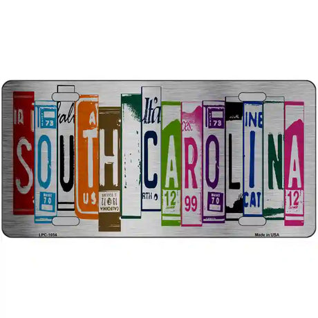 South Carolina License Plate Art Metal Novelty License Plate 24" x 12" (LLPC)