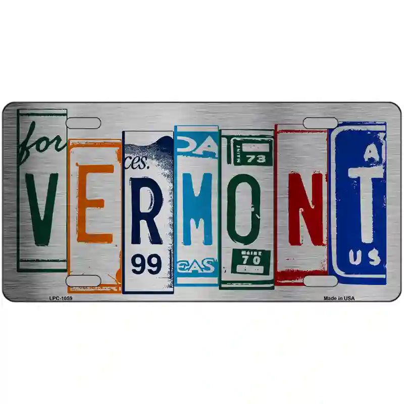 Vermont License Plate Art Metal Novelty License Plate 24" x 12" (LLPC)