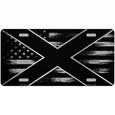 Alabama Carbon Fiber Novelty Metal License Plate 24" x 12" (LLPC)