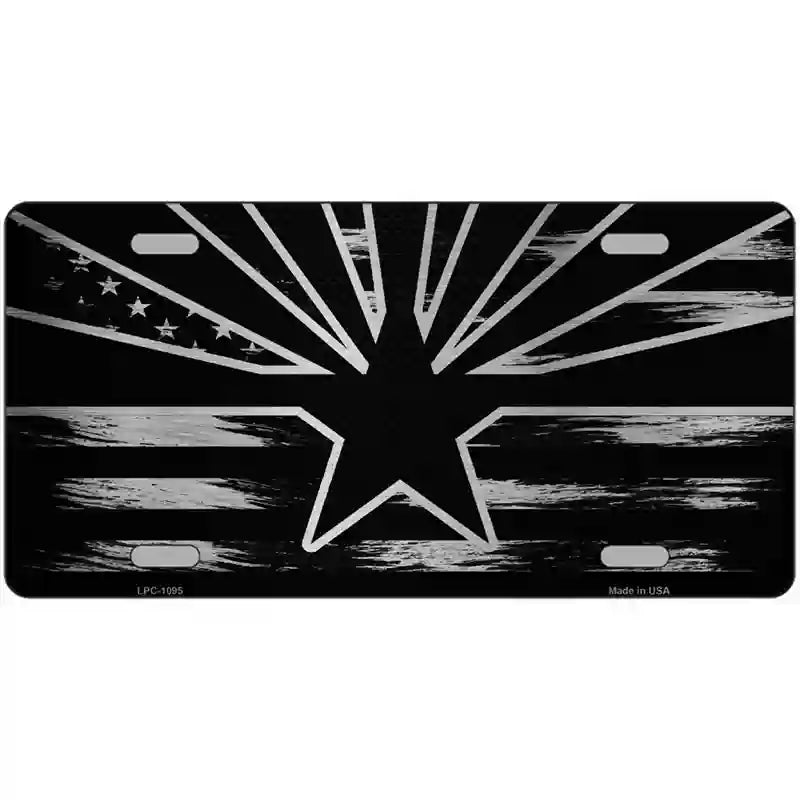 Arizona Carbon Fiber Novelty Metal License Plate 24" x 12" (LLPC)