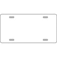 White Dye Sublimation Blank 6X12 Metal Novelty License Plate Tag LP-000